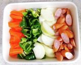 夏休みのランチに！いつものナポリタン作り方1写真