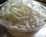 白菜のごま酢あえ作り方1写真