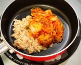 ◎優しい味に仕上げた♪チャムチキムチチゲ作り方1写真