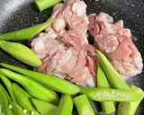 簡単　豚とオクラのポン酢炒め作り方2写真