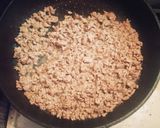 簡単☆挽き肉とピーマンのカレーそぼろ丼作り方1写真