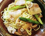 豚バラとメンマの塩炒め♪作り方5写真