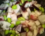 タコと枝豆の炊き込みごはん作り方3写真