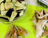 ピリ辛最高☆ナスとエリンギの甘辛炒め作り方1写真