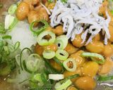 毎日の納豆●だいこんおろし＆しらす作り方1写真