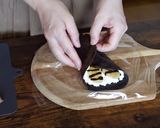 ジブリ カオナシのバナナチョコクレープ作り方21写真