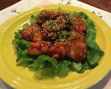 ヤンニョムチキン風バーガー作り方3写真
