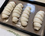 長いロングソーセージで作るソーセージパン作り方7写真