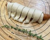 長いロングソーセージで作るソーセージパン作り方5写真