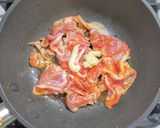 町中華の豚こま肉と木耳と卵のピリ辛炒め作り方3写真