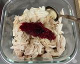 鶏ささみ梅肉和え作り方3写真