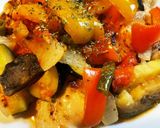 彩り鮮やかな胸肉の夏野菜オリーブソース作り方3写真