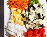 夏野菜のスパイスキーマカレー作り方1写真