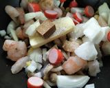 厨房ばあばぁ!フライパン.ピラフ。作り方2写真