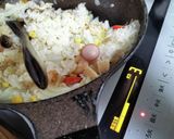 厨房ばあばぁ!フライパン.ピラフ。作り方4写真