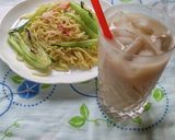 チンゲン菜とベーコンの塩焼きそば♪作り方4写真
