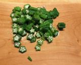 簡単！モロヘイヤのオクラ納豆和え作り方6写真