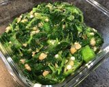 簡単！モロヘイヤのオクラ納豆和え作り方9写真