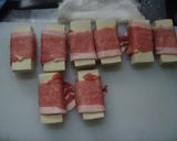 高野豆腐の豚肉まき煮作り方2写真
