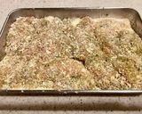 鶏のパン粉焼き(バジル風味)作り方2写真