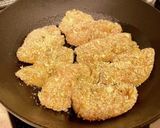 鶏のパン粉焼き(バジル風味)作り方3写真