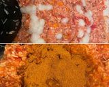 【ノンオイル】きのこ鶏胸キーマカレー作り方5写真