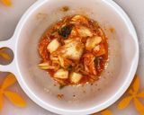 キムチ豆腐作り方1写真