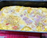 キッシュ風卵焼き　ウインナートマトチーズ作り方3写真