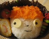 キャラ弁☆ポニョ作り方4写真