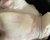 豚ミミ煮凝り、ついでにサラチキとゆで卵作り方2写真