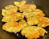 鶏のパン粉焼き(バジル風味)作り方4写真