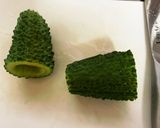 絶対につまみ食いしちゃう！ゴーヤチップス作り方1写真
