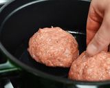 チーズハンバーグのトマト煮込み作り方9写真