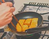 カリカリ厚揚げ豆腐のにらあんかけ作り方2写真