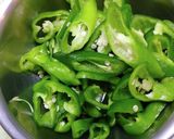 簡単万願寺甘とうの塩昆布ホイル焼き作り方1写真
