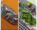 簡単万願寺甘とうの塩昆布ホイル焼き作り方3写真