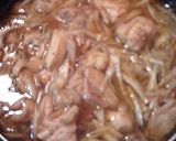 鶏とタラの子の煮物作り方4写真