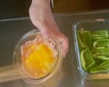 ピーマンの卵蒸し【お弁当】作り方1写真