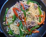 Pepper Fried Noodles作り方9写真