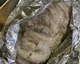 白だしバターで豚バラのホイル蒸し作り方6写真