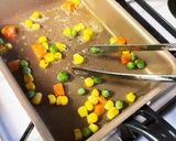 パタパタパタ♬たたむ四角いオムレツ弁当作り方1写真