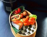 パタパタパタ♬たたむ四角いオムレツ弁当作り方6写真