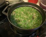 牛肉とモロヘイヤのスープ作り方7写真