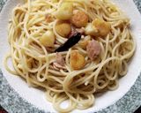 ころころガーリックのツナペペロンチーノ♪作り方2写真