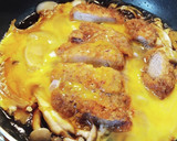 豚かつとめんつゆで簡単かつ煮込み定食♪作り方4写真