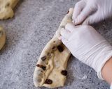 もっちり☆レーズンパン・編みパン※動画作り方16写真