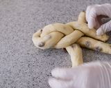 もっちり☆レーズンパン・編みパン※動画作り方24写真