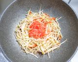 町中華の紅生姜と焼豚と卵のサッと炒め作り方4写真