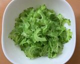 簡単⭐︎美味しいゴーヤとツナのサラダ作り方1写真