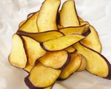 簡単おやつ☆揚げ焼きさつまいもチップス作り方2写真